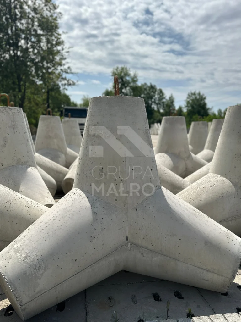 Gwiazdobloki - jeże betonowe