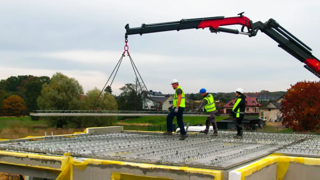 montaż płyt filigranowych